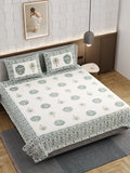 Aqua Bunny Blossom Bedsheet