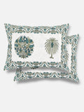 Aqua Bunny Blossom Bedsheet