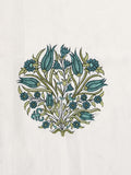Aqua Bunny Blossom Bedsheet