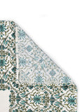 Aqua Bunny Blossom Bedsheet