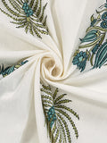 Aqua Bunny Blossom Bedsheet
