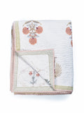 APNASA Kesariya Charm Quilted Bedcover