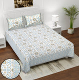 Blue Ikat Harmony Bedsheet