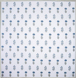 APNASA Handblock Indigo Floral Grace