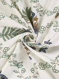 APNASA Ocean Bloom Handblock Bedsheet
