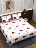 Handblock Jharokha Bloom Bedsheet Set