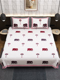 Handblock Jharokha Bloom Bedsheet Set