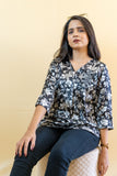 APANASA FLORAL SATIN SHIRT
