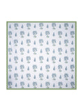 APNASA Sapphire Blossom Handblock Bedsheet