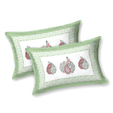 Mint Paisley Elegance Bedsheet