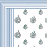 Blue Paisley Elegance Bedsheet