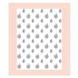 Peach Paisley Elegance Bedsheet