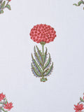 APNASA Ruby Flora Handblock Bedsheet