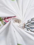 APNASA Handblock Pink Bloom Elegance