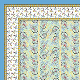 Sky Sparrow Harmony Bedsheet