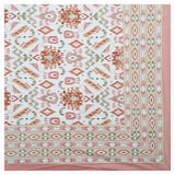 Gulabi Rust Jaipuri Printed Bedsheet