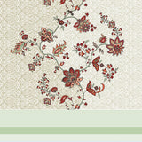 Sky Floral Round Pattern Bedsheet