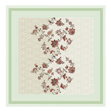 Sky Floral Round Pattern Bedsheet