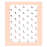 Peach Vintage Floral Bedsheet