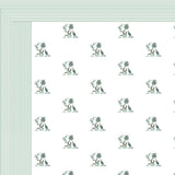 Mint Vintage Floral Bedsheet