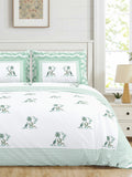 Mint Vintage Floral Bedsheet