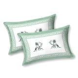 Mint Vintage Floral Bedsheet