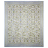 Grey Oasis Ikat Printed Bedsheet