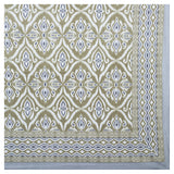 Grey Oasis Ikat Printed Bedsheet