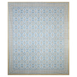Aqua Ikat Royale Bedsheet