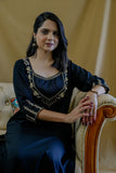APNAसा Black suit with hand work