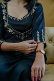 APNAसा Black suit with hand work