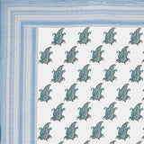 Blue Paisley Charm Bedsheet