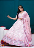 APNASA Musline SIlk Handwork Lehenga Set