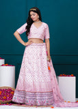 APNASA Musline SIlk Handwork Lehenga Set