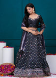 Musline SIlk Handwork Lehenga Set