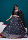 Musline SIlk Handwork Lehenga Set