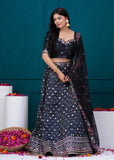 Musline SIlk Handwork Lehenga Set