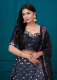 Musline SIlk Handwork Lehenga Set