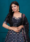 Musline SIlk Handwork Lehenga Set