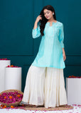 APNASA Silk Kurti With Sharara