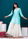 APNASA Silk Kurti With Sharara