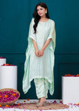 APNASA Crepe Silk Handworked Cord Set