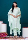 APNASA Crepe Silk Handworked Cord Set