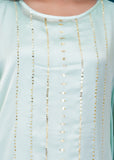 APNASA Crepe Silk Handworked Cord Set