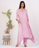 APNAसा Pink Crape Cord Set