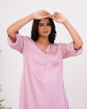 APNAसा Pink Crape Cord Set