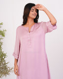 APNAसा Pink Crape Cord Set