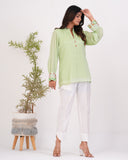 APNAसा Green Handwork Top
