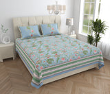 Aqua Garden Fantasy Bedsheet