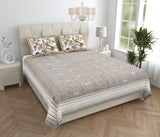 Golden Ivy Stripe Bedsheet